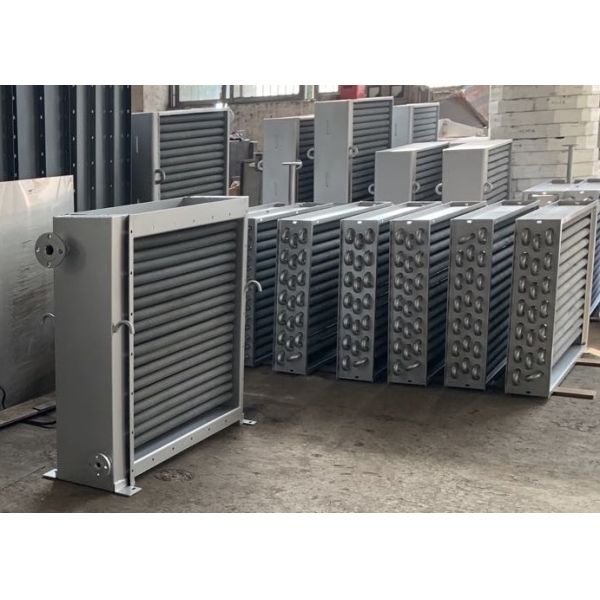 SS304 Fin Type Heat Exchanger , Finned Pipe Heat Exchanger Online Support
