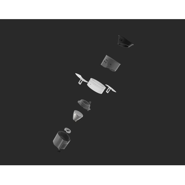 Bathroom And Living Room LED Interior Spotlights 3000K 4000K SAA 5W Square