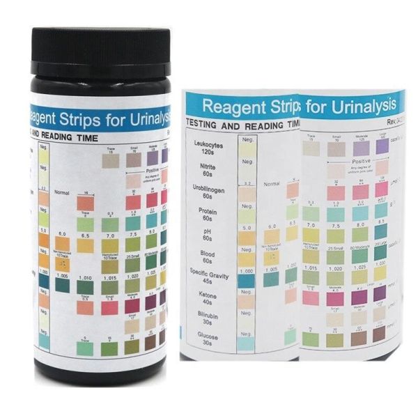 Pet Urine Test Strips – Rapid 2-Parameter Test for Hepatobiliary Disease Screening with Results in 60 Seconds (Class II Instrument)