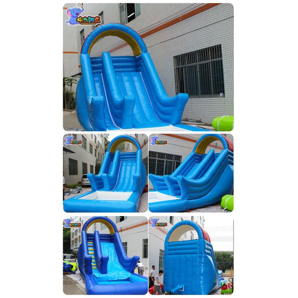 PVC Residential Inflatable Water Slides buffer Portable Swimming Pool Slides