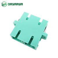 Flangeless a soudé la perte de rendement élevé optique duplex d'adaptateur de fibre de Sc 0.2dB