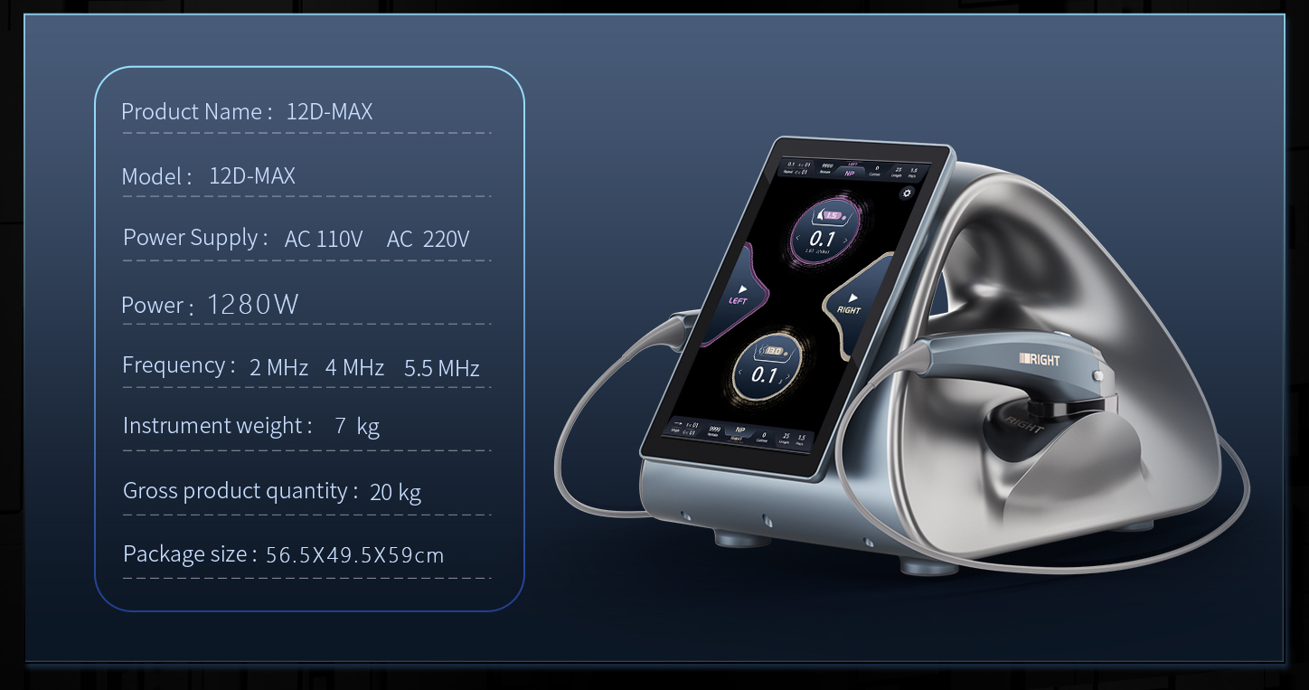 2 Handle Portable 11d Weight Loss Skin Tightenin Hifu Body Slimming Beauty Machine