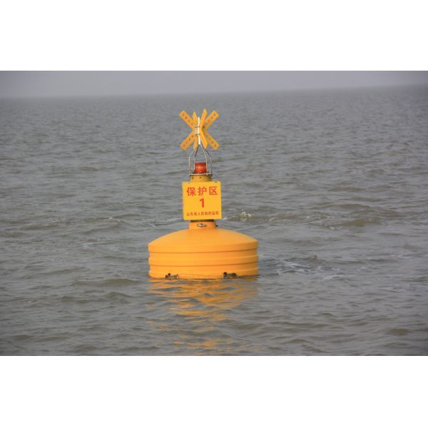 8mm Out Shell HDPE Marine Fairway Navigation Aids Buoy for 1800mm Diameter Boat Safety