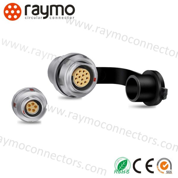 Panel Mounted Circular Waterproof Connector, Raymo Connector CE ROHS Certified