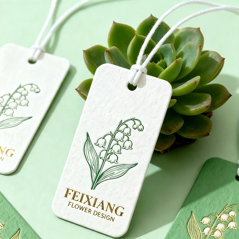 Absorbent Paper Air Freshener Cards With Floral Print For Car And Home