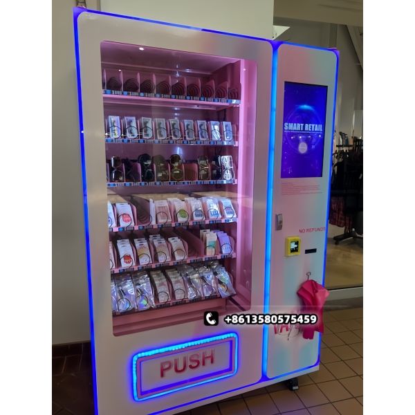 Zhongda Popular LED Screen Hot Custom Design Hair Lashes Vending Machine Beauty Vending Machines