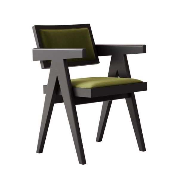 Nordic Solid Wood Dining Chair Italian Minimalist Hotel Coffee Shop Negotiating Chair