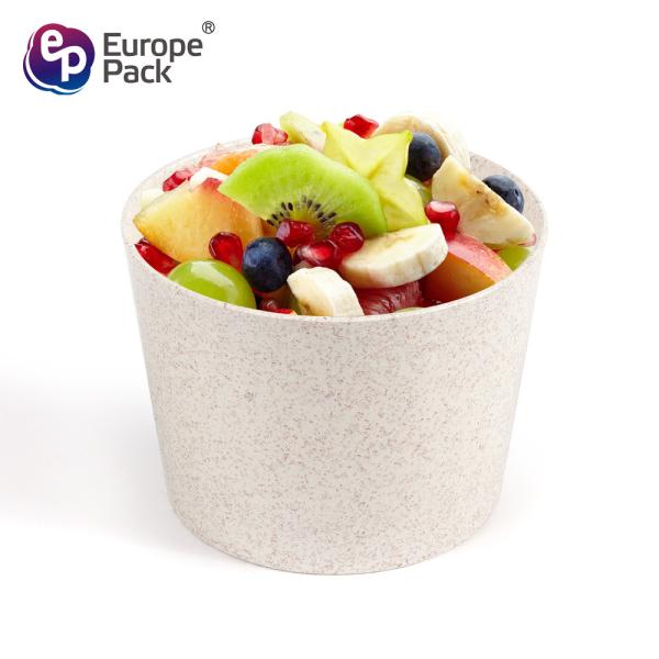 Wholesale disposable plastic cup mousse cake with food grade biodegradable material