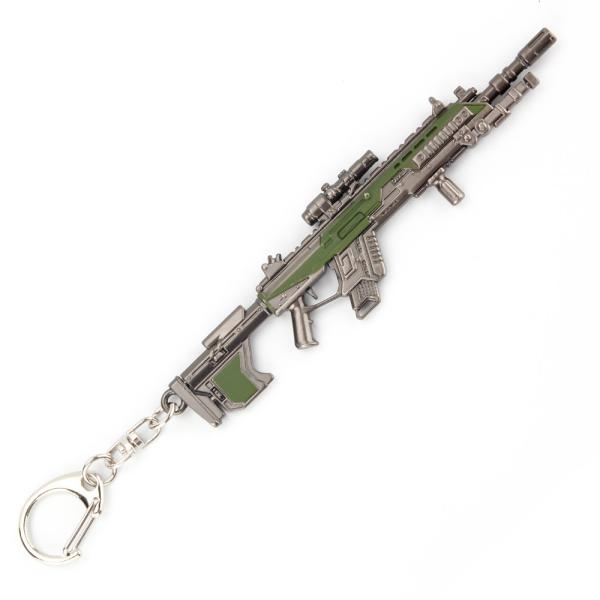 Longbow DMR 11CM Apex Legends Gun Keychain Zinc Alloy Standard Gun Model Keychain