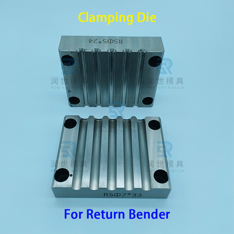 OEM ODM Return Bend Machine Spare Parts Clamping Die For OD 6.35mm Copper Tube Bending Machine