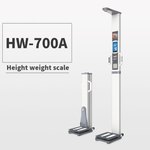 Steel Coin-Operated Height and Weight Measuring Machine with Packing Size 104*34*35cm
