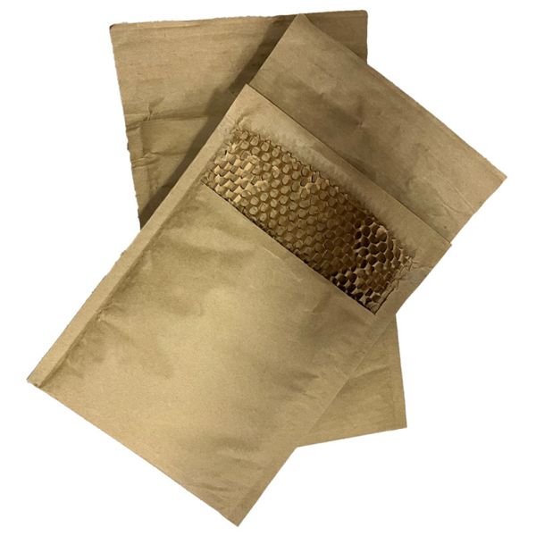 Honeycomb Paper Envelope Bag Full Paper Recyclable Degradable Logistics Express Protection Cushion Packaging