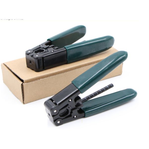 Zinc Alloy CR12 Steel Blade FTTH Drop Cable Stripper