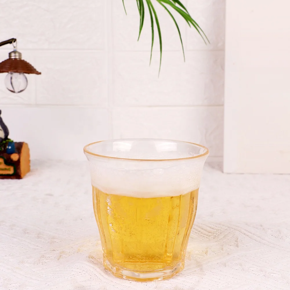 Customized 250ml Nine Angle Plastic Shot Glass Unbreakable Crystal Like for Bar Party