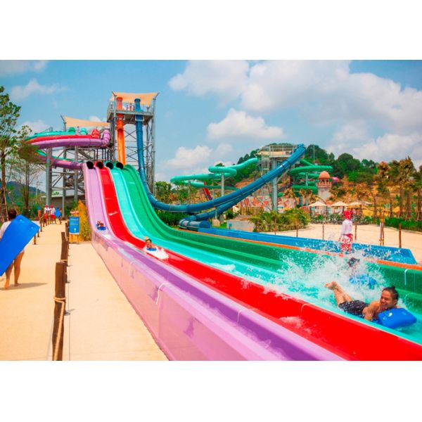 Holiday Village Rainbow Water Slide / High Speed Slide 1 Year Warranty