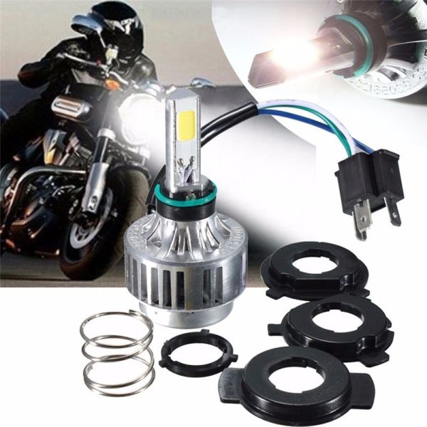 Motorcycle / Electric Bicycle Led Headlight Bulbs Scope 32W 3000LM With Transformer