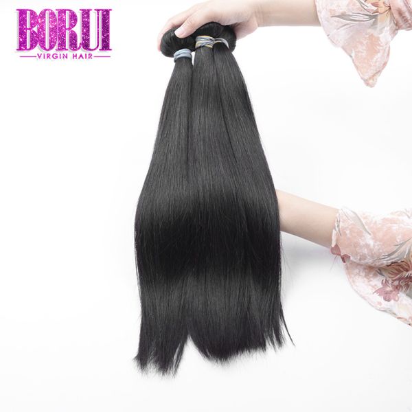 Unprocessed Brazilian Virgin Human Hair Soft Silky Straight Optional Texture