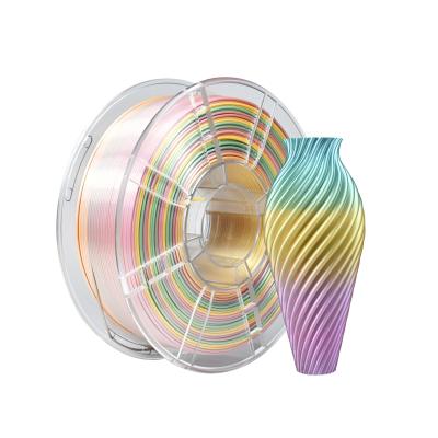 Forte resistência Impressora 3D Arco-íris de seda Cor 1,75mm Filamento PLA