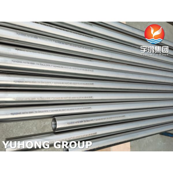 ASTM B861 GR2 Titanium Seamless Pipe For Refining Equipment