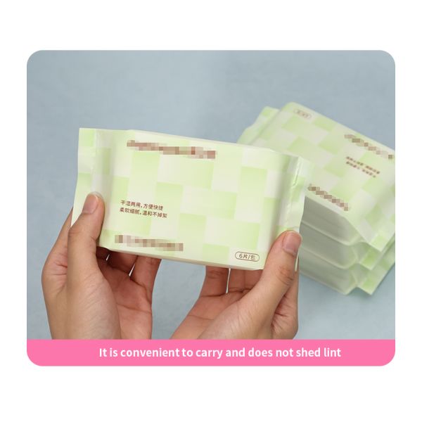 Toallas faciales desechables de algodón de 20*20cm y 25*25cm, ODM, toalla facial desechable