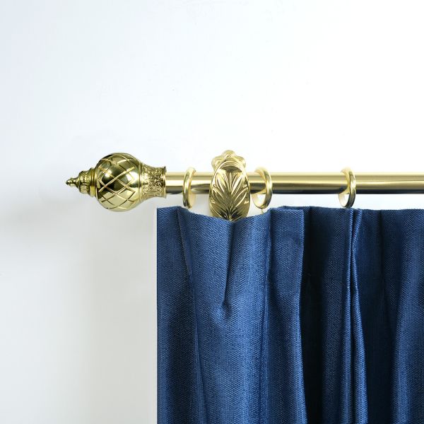 Classic Curtain Rod Set Electroplating Process For Interior Decoration
