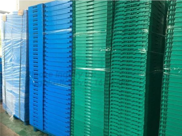 Multi-purpose Euro logistics plastic box ; Plastic turnover box, pp corrugated sheet Box plastic transport box turnover