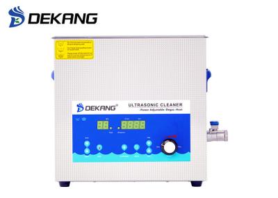 6.5L Heated Ultrasonic Cleaning Bath , Power Adjustable Lab Ultrasonic Bath