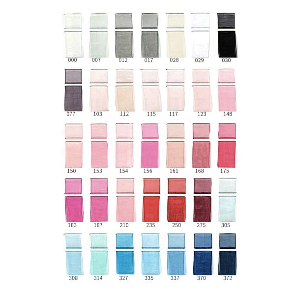 Двойной лицом стиль твердое розовое полиэстерное органза ленточный ролик для эффективности