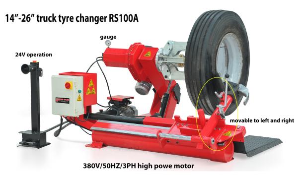 CE approved 220V Heavy duty tire changer truck service equipment for sale CE