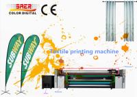Machine d'impression de tissu du papier peint 1800DPI/imprimante drapeau de larme