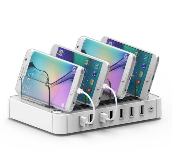 7 port Multi usb phone charger station desk charging for cell phone Smartphone