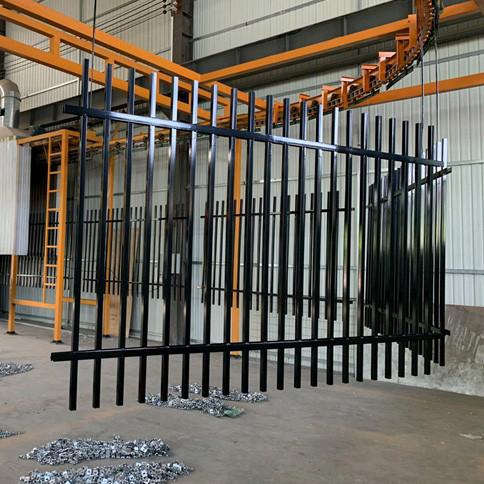 Heavy Duty Security Galvanized And Powder Coated Corten Steel Fence Panels Wrought Iron Design