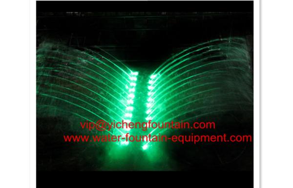 Customized Seagull Wave Water Fountain Equipment Outdoor Music Type With Stand