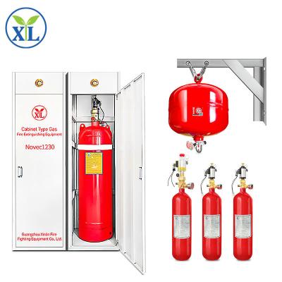 120L Fk-5-1-12 Novec 1230 Armário de sinalização de cilindro Extintores de incêndio para escola