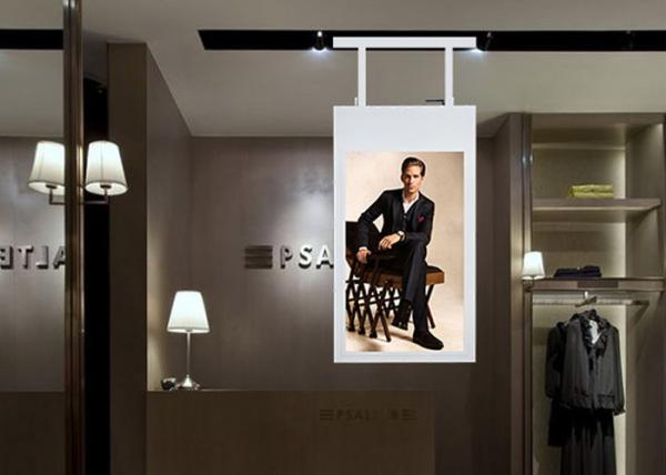 Double Sided Digital Window Display Screens 1080P Full HD Resolution