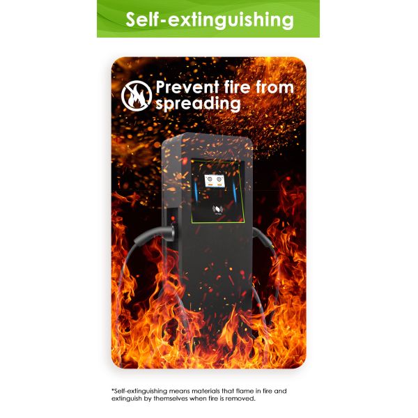 Commercial double gun ev charger Type 2 14kw  32A one phase OEM ODM public ev charger station