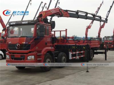 O caminhão de Shacman M3000 montou 25 de Palfinger da junta toneladas de guindaste do crescimento