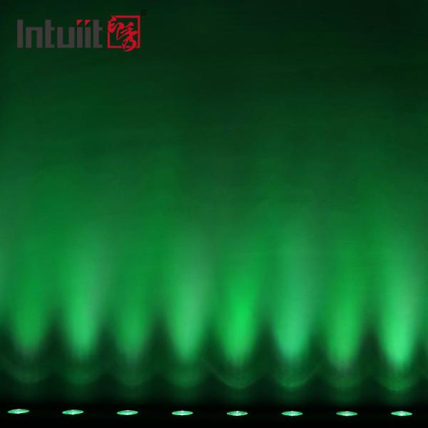 12x2W RGBW Luz de palco LED 4in1 Ativado pelo som Controlado Luz DJ Bar Igreja Iluminação de casamento led lavadoras de parede