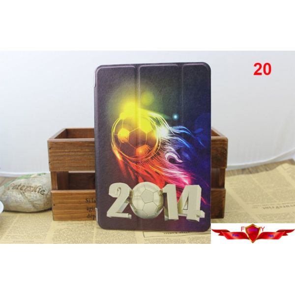 2014 Brazil World Cup Ipad Air Cartoon Cover Cases Multi Type Quality A++ Gift Box Include