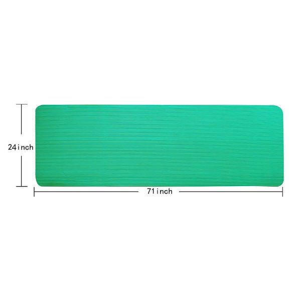 Extra Thick Yoga Mat for Women Men Kids, Professional TPE Yoga Mats, Workout Mat with Carrying Strap Yoga, Pilates