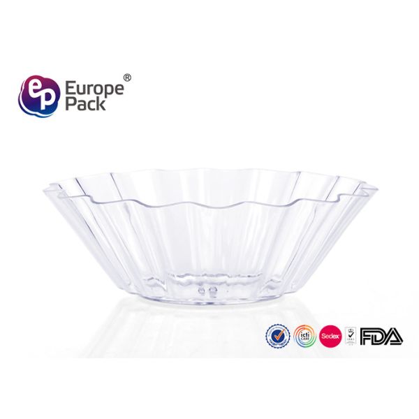 Food Grade Clear Plastic Bowls Disposable Dessert Dishes 42ml