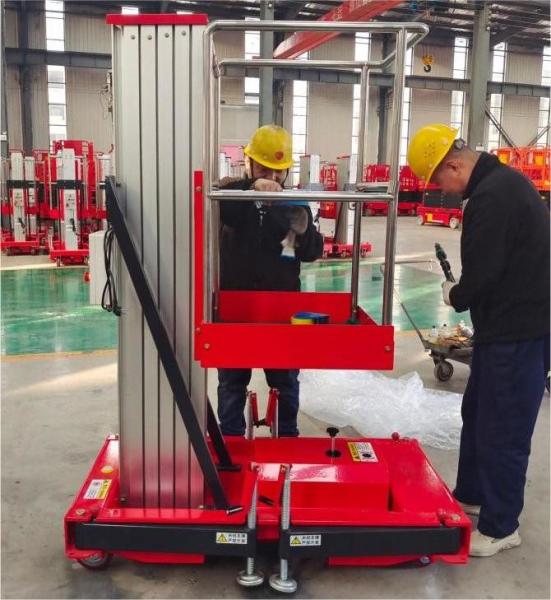 8 Meters 130kg Aluminum Alloy Mobile Lift Platform In Construction Industry