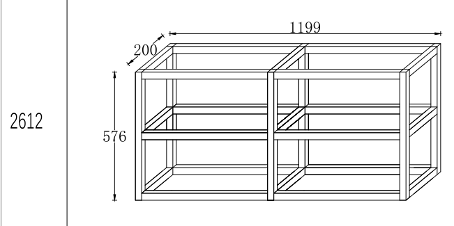 New Design Metal Wall Mounted Shelf Aluminum Frame CD Shelf for Decorative
