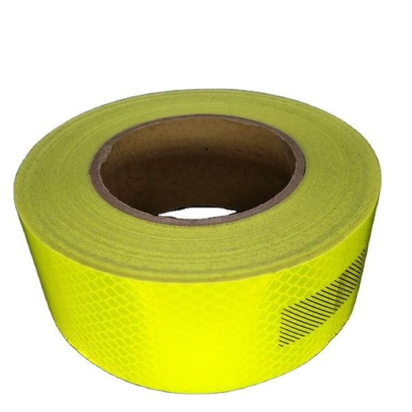 Fluorescent Yellow Green Reflective Tape Adhesive 3M for Truck Crystal Reflectors