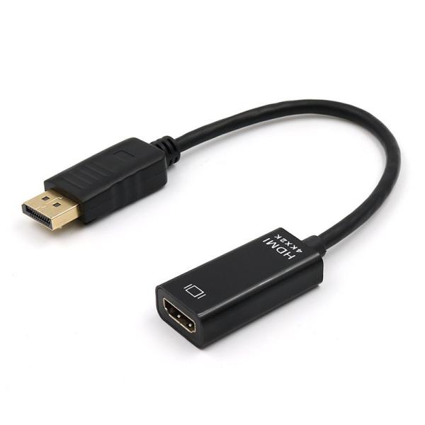 4K DisplayPort - HDMI アダプターケーブル 金メッキ 25cm