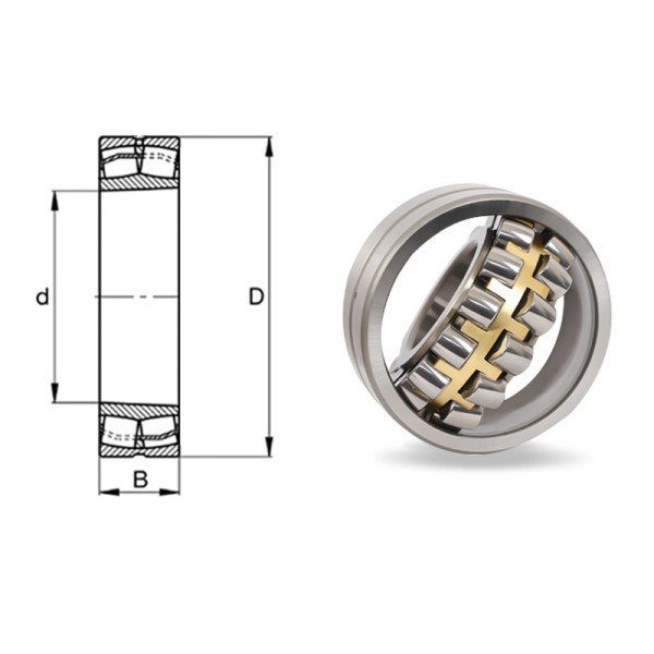 Hot Selling Spherical Roller Bearing 22311CA/W33 53611 55*120*43mm Crusher Spherical Roller Bearing