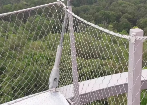 40*40mm Rope Net Fence For Tiger Enclosure And Animal Aviary Protective Use