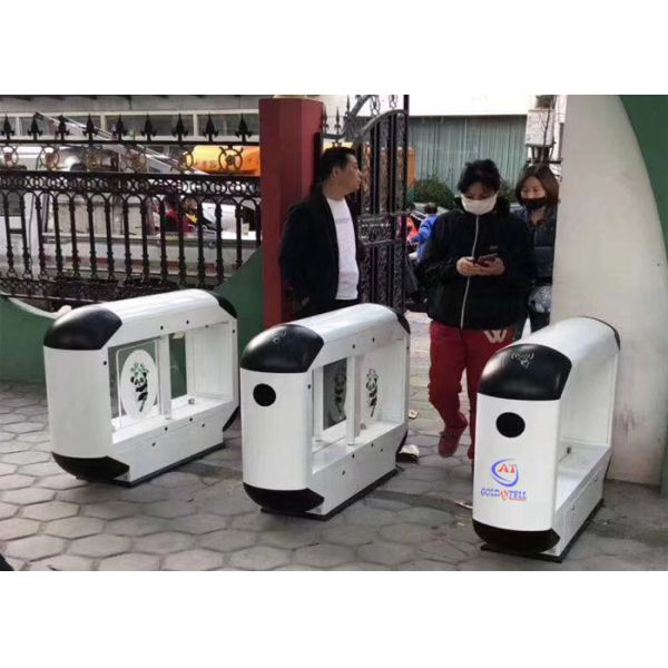 RFID Card SS304 Facial Swing Barrier Gate For School kindergarten Amusement Park