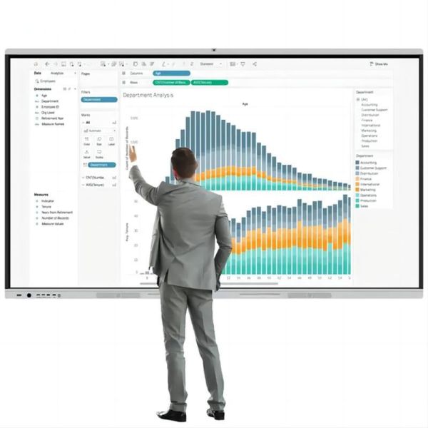 By Touch Tech IR Multi-Point Interactive Touch Screen 10-20 Points And Android 13.0 System