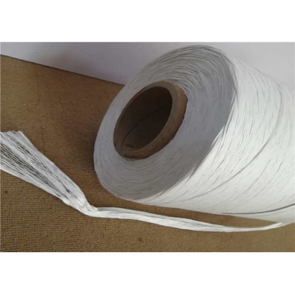 Белым разделенная цветом пряжа заполнителя кабеля фильма замотка диаметра 2mm до 30mm на упаковке пробки